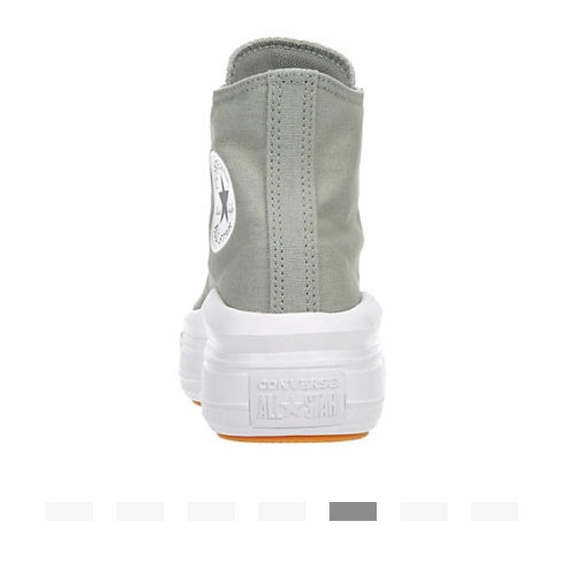 BRAND NEW CONVERSE WOMENS CHUCK TAYLOR ALL STAR MOVE HIGH TOP - PALE GREEN - Picture 5 of 7